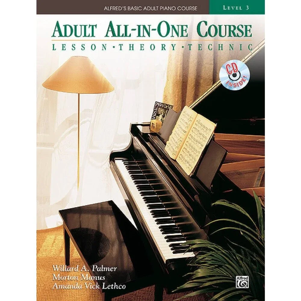 Alfred's Basic Adult All-in-One Course, Bk 3: Lesson * Theory * Solo, Comb Boun